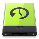 Green Time Machine Icon